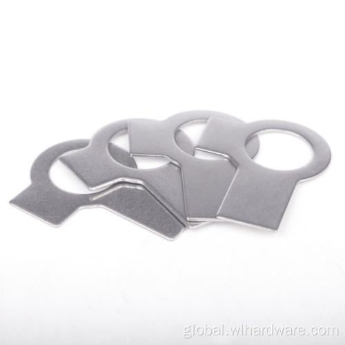 Two Tab Washers With Long Tab And Wing
